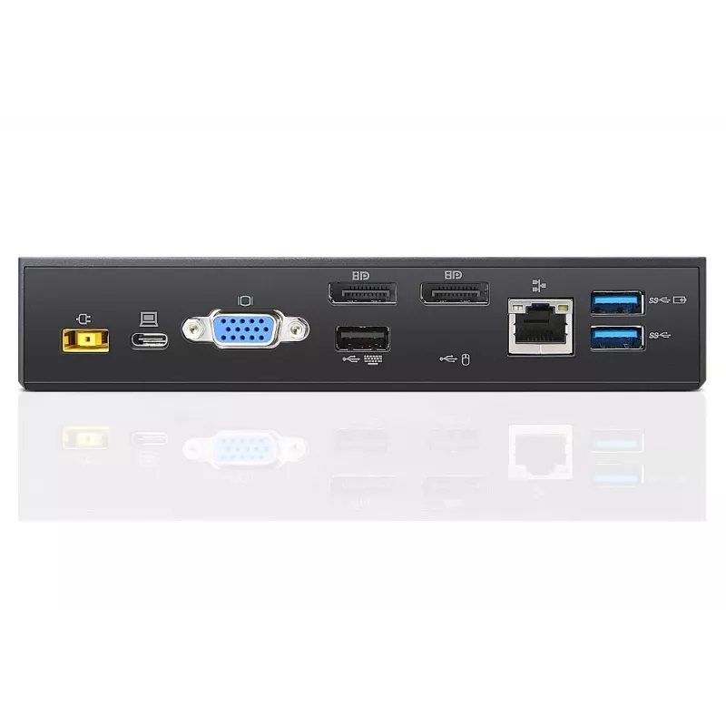 Lenovo ThinkPad USB-C johdollinen USB 3.2 Gen 1 Type-C musta Ethernet 90W