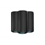 NETGEAR Orbi 970 Series Quad-Band WiFi 7, 3-pakkaus Quad-band (2.4 GHz / 5 GHz-1 / 5 GHz-2 / 6 GHz) Wi-Fi 6 (802.11ax) musta sisäinen