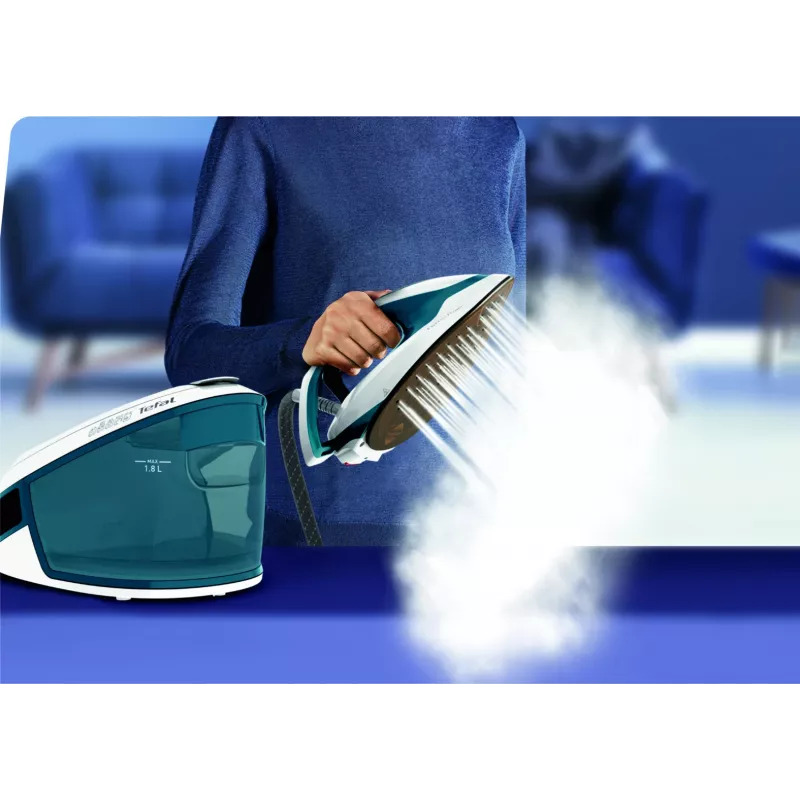 Tefal Express Power SV8111 1,8 l Durilium AirGlide Autoclean -silityspohja sininen, valkoinen