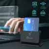j5create JUR261 USB™ Smart Card / CAC -lukijan teline, USB Type-A/USB Type-C, musta, 95 g