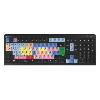 Logickeyboard Avid Media Composer ASTRA 2 taustavalaistu näppäimistö PC saksa (LKB-MCOM4-A2PC-DE)