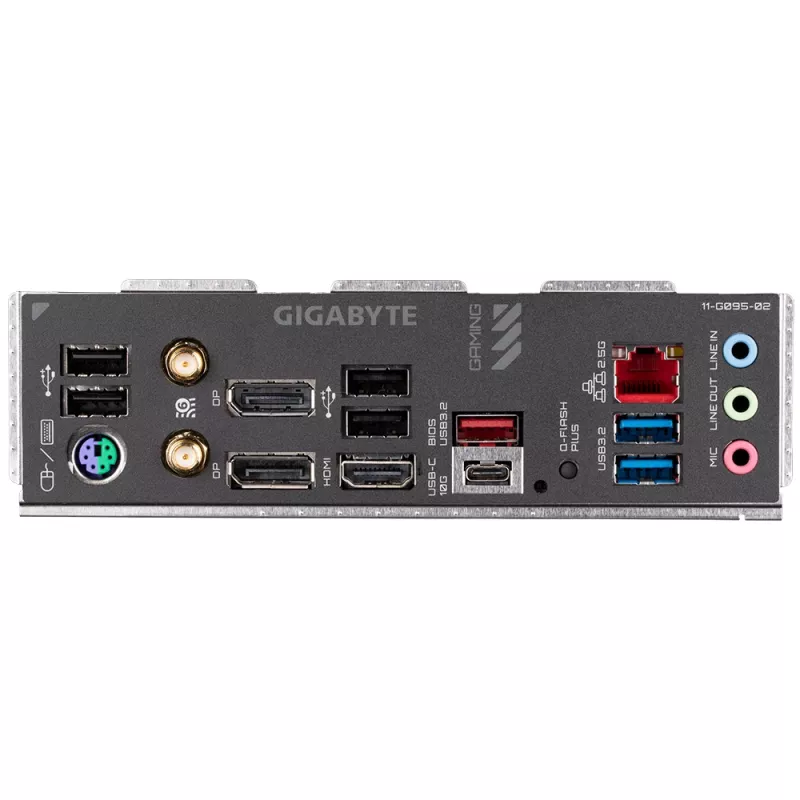 Emolevy GIGABYTE B650M GAMING X AX — AMD B650, Socket AM5, Micro ATX, DDR5, 4 DIMM, 2x M.2, Wi‑Fi 6E, 2.5GbE