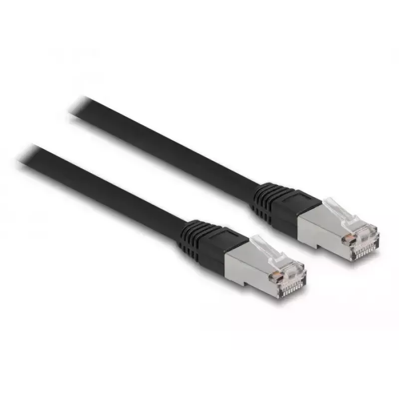 DeLOCK RJ45 Cat.6A 20 m verkkokaapeli musta