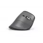 BakkerElkhuizen FastForward Pro hiiri, oikeakätinen, pystysuunnittelu, optinen, RF Wireless + Bluetooth + USB Type-C, 5000 DPI, musta, harmaa