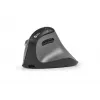BakkerElkhuizen FastForward Pro hiiri, oikeakätinen, pystysuunnittelu, optinen, RF Wireless + Bluetooth + USB Type-C, 5000 DPI, musta, harmaa