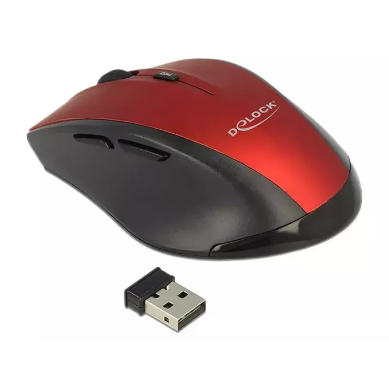Hiiri DeLOCK 12493 RF langaton optinen 1600 DPI