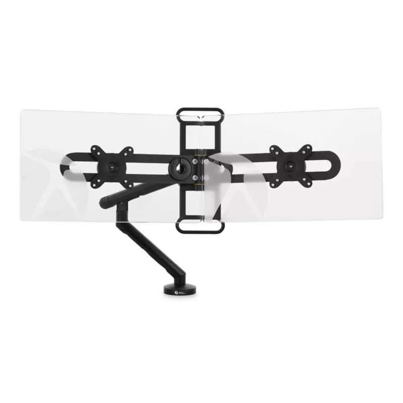 BakkerElkhuizen BE Universal Crossbar, 8 kg, 43,2 cm (17 inch), 88,9 cm (35 inch), 100 x 100 mm, korkeussäätö, musta