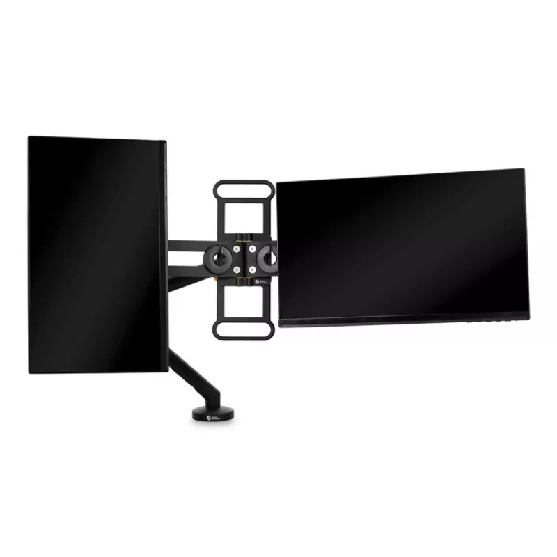 BakkerElkhuizen BE Universal Crossbar, 8 kg, 43,2 cm (17 inch), 88,9 cm (35 inch), 100 x 100 mm, korkeussäätö, musta