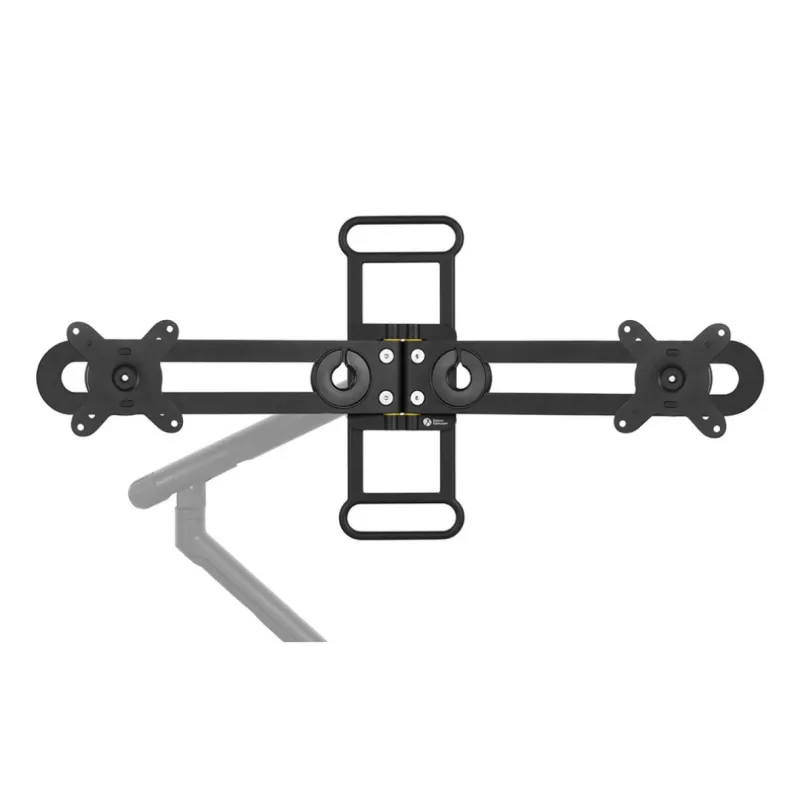 BakkerElkhuizen BE Universal Crossbar, 8 kg, 43,2 cm (17 inch), 88,9 cm (35 inch), 100 x 100 mm, korkeussäätö, musta