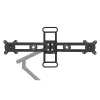 BakkerElkhuizen BE Universal Crossbar, 8 kg, 43,2 cm (17 inch), 88,9 cm (35 inch), 100 x 100 mm, korkeussäätö, musta