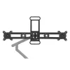 BakkerElkhuizen BE Universal Crossbar, 8 kg, 43,2 cm (17 inch), 88,9 cm (35 inch), 100 x 100 mm, korkeussäätö, musta