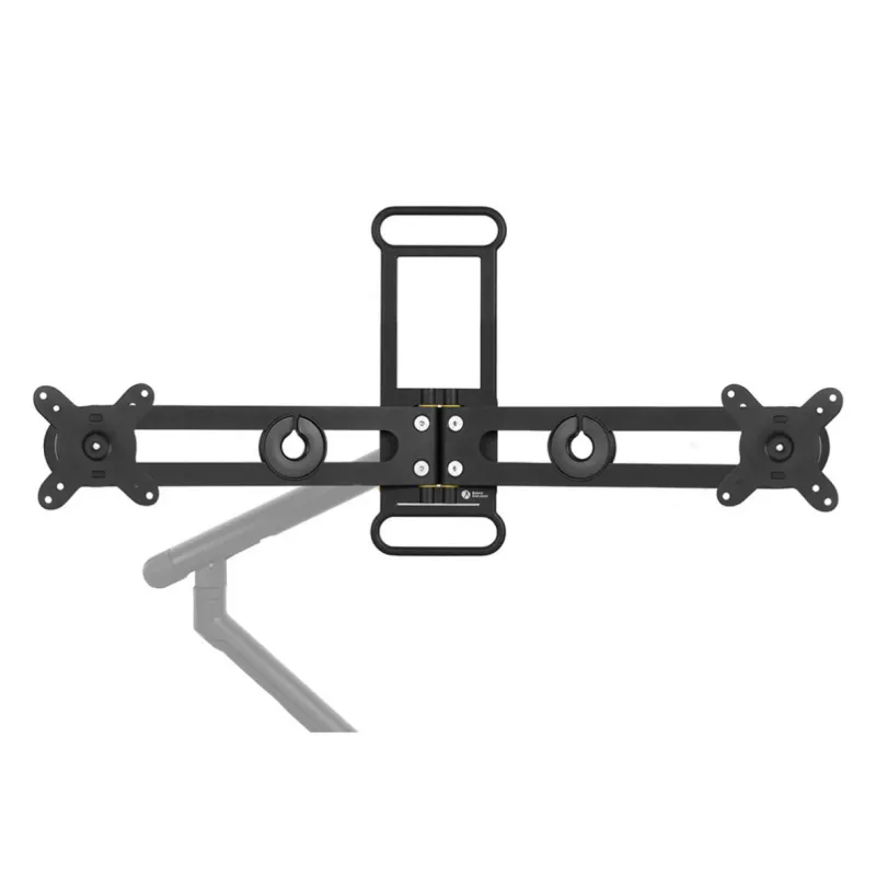 BakkerElkhuizen BE Universal Crossbar, 8 kg, 43,2 cm (17 inch), 88,9 cm (35 inch), 100 x 100 mm, korkeussäätö, musta