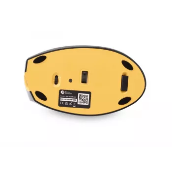 BakkerElkhuizen Handshake hiiri vasen, vasenkätinen, pystysuunnittelu, optinen, RF langaton + Bluetooth + USB Type-C, 6400 DPI, musta, harmaa