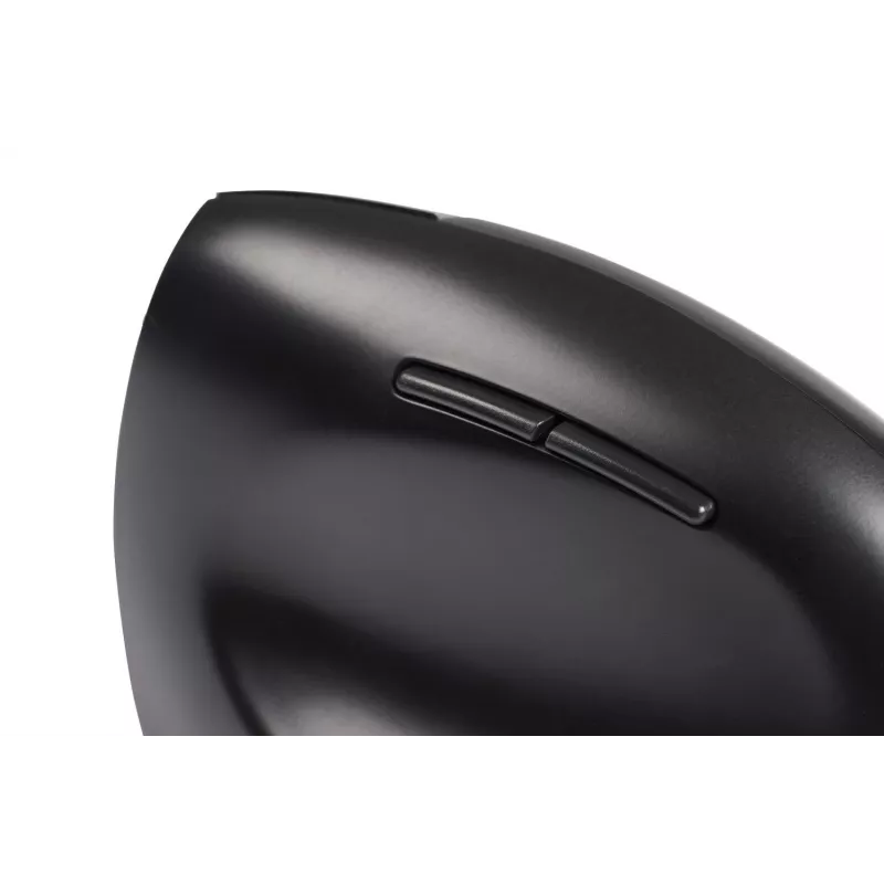 BakkerElkhuizen Handshake hiiri oikea, oikeakätinen, pystysuunnittelu, optinen, RF langaton + Bluetooth + USB Type-C, 6400 DPI, musta, harmaa