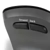 BakkerElkhuizen PRF Pro hiiri oikea, oikeakätinen, pystysuunnittelu, optinen, RF langaton + Bluetooth + USB Type-C, 2400 DPI, musta, harmaa