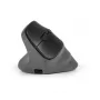 BakkerElkhuizen PRF Pro hiiri vasen, vasenkätinen, pystysuunnittelu, optinen, RF langaton + Bluetooth + USB Type-C, 2400 DPI, musta, harmaa