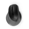 BakkerElkhuizen PRF Pro hiiri vasen, vasenkätinen, pystysuunnittelu, optinen, RF langaton + Bluetooth + USB Type-C, 2400 DPI, musta, harmaa