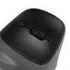 BakkerElkhuizen PRF Pro hiiri vasen, vasenkätinen, pystysuunnittelu, optinen, RF langaton + Bluetooth + USB Type-C, 2400 DPI, musta, harmaa