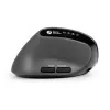 BakkerElkhuizen MidWay hiiri vasen, vasenkätinen, pystysuunnittelu, optinen, RF langaton + Bluetooth + USB Type-C, 2400 DPI, harmaa, musta