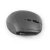 BakkerElkhuizen MidWay hiiri vasen, vasenkätinen, pystysuunnittelu, optinen, RF langaton + Bluetooth + USB Type-C, 2400 DPI, harmaa, musta