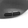 BakkerElkhuizen MidWay hiiri vasen, vasenkätinen, pystysuunnittelu, optinen, RF langaton + Bluetooth + USB Type-C, 2400 DPI, harmaa, musta