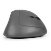 BakkerElkhuizen MidWay hiiri oikea, oikeakätinen, pystysuunnittelu, optinen, RF langaton + Bluetooth + USB Type-C, 2400 DPI, harmaa, musta