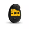 BakkerElkhuizen MidWay hiiri oikea, oikeakätinen, pystysuunnittelu, optinen, RF langaton + Bluetooth + USB Type-C, 2400 DPI, harmaa, musta