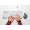BakkerElkhuizen UltraBoard 955 V2 Numeric, USB, 22, kannettava/pöytätietokone, 1,5 m, tummanharmaa, vaaleanharmaa