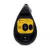 BakkerElkhuizen Grip Pro hiiri, oikeakätisille, pystysuunnittelu, optinen, RF langaton, 2400 DPI, harmaa, musta, keltainen