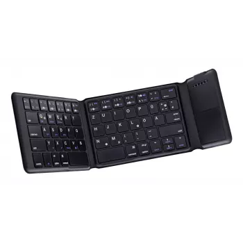 InLine 55379B näppäimistö universaali Bluetooth QWERTZ saksa musta
