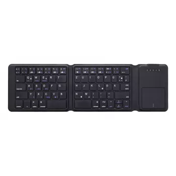InLine 55379B näppäimistö universaali Bluetooth QWERTZ saksa musta