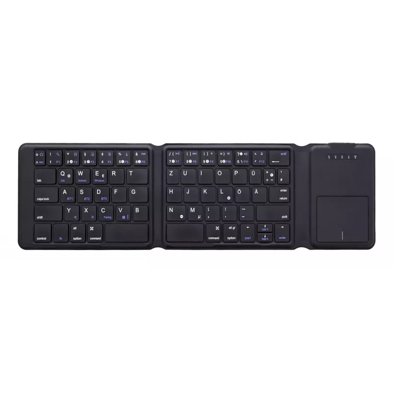 InLine 55379B näppäimistö universaali Bluetooth QWERTZ saksa musta