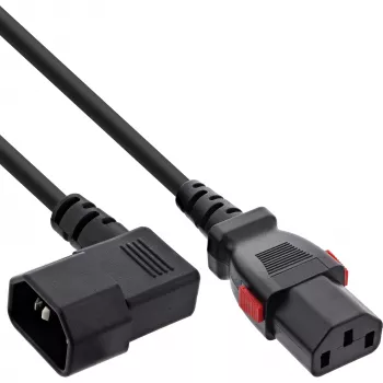 InLine 16933A virtajohto musta 3 m IEC C13 IEC C14