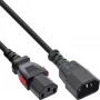 InLine 16933L virtajohto musta 3 m IEC C13 IEC C14