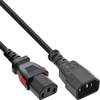 InLine 16934L virtajohto musta 0,5 m IEC C13 IEC C14
