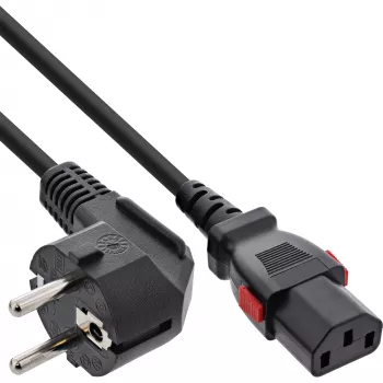 InLine 16952L virtajohto musta 2 m IEC C13 CEE7/7
