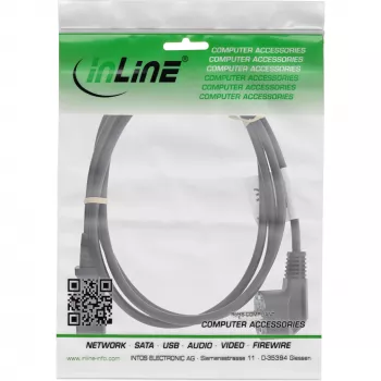 InLine 16952L virtajohto musta 2 m IEC C13 CEE7/7