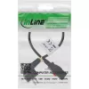 InLine 16954L virtajohto musta 0,5 m IEC C13 CEE7/7