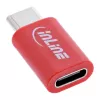 Kaapelin sukupuolenmuunnin InLine 31650 – USB-C–USB-C, punainen, 0,003 kg