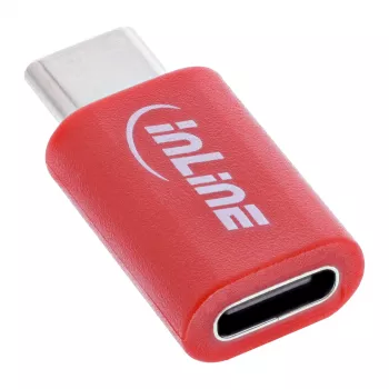 Kaapelin sukupuolenmuunnin InLine 31650 – USB-C–USB-C, punainen, 0,003 kg