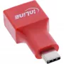 Kaapeliadapteri InLine 31651 USB-C–USB-A, USB 2.0, punainen