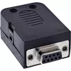 InLine 92501G liitin liitinlohko / D-Sub 9 musta