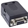 InLine 92501H kaapeliliitin liitinlohko / D-Sub 9 musta