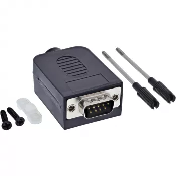 InLine 92501I kaapeliliitin riviliitin / D-Sub 9 musta
