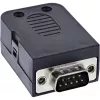 InLine 92501I kaapeliliitin riviliitin / D-Sub 9 musta
