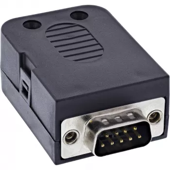 InLine 92501I kaapeliliitin riviliitin / D-Sub 9 musta