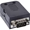 InLine 92501J kaapeliliitin riviliitin / D-Sub 9 musta