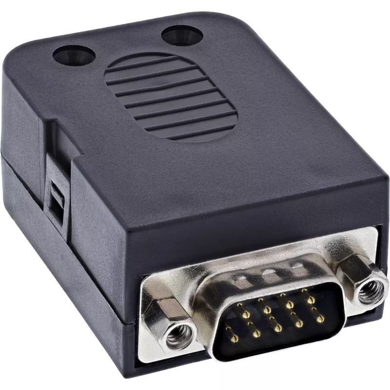 InLine 92501J kaapeliliitin riviliitin / D-Sub 9 musta