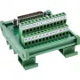 InLine 92502I kaapeliliitin riviliitin / D-Sub 25 vihreä