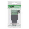 InLine 92504B johdinliitin USB-A / riviliitin, 5-napainen musta, vihreä